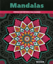 Portada de Láminas de purpurina. Mandalas