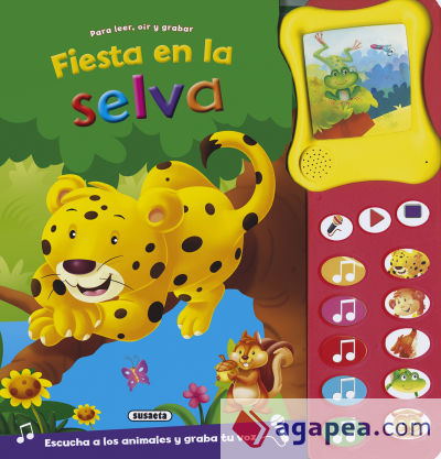 Lee, escucha y graba. Fiesta en la selva