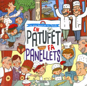 Portada de Les noves aventures d&#x27;en Patufet. En Patufet fa panellets