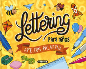 Portada de Lettering para niños. Arte con palabras