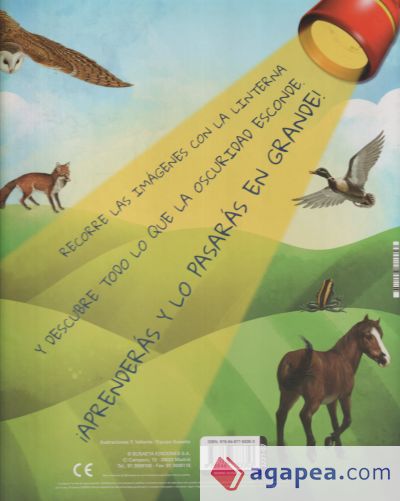 Libro linterna. Animales de la granja