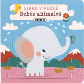 Portada de Libro y puzle. Bebés animales