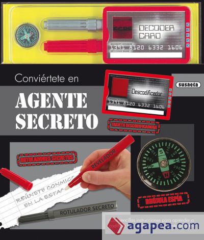 Libros creativos. Conviértete en agente secreto