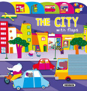 Portada de Lift-the-Flap Tab book. The city