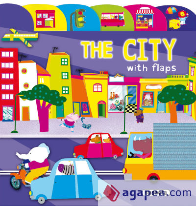 Lift-the-Flap Tab book. The city