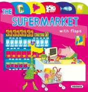 Portada de Lift-the-Flap Tab book. The supermarket