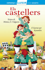 Portada de Llegir amb Susaeta - nivel 1. Els castellers