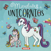 Portada de Mandalas de unicornios para colorear