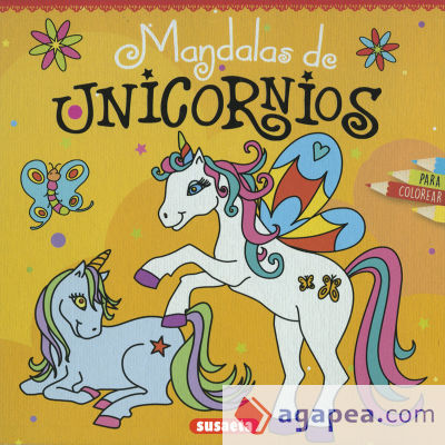 Mandalas de unicornios para colorear