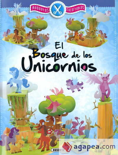 Maquetas recortables. El bosque de los unicornios