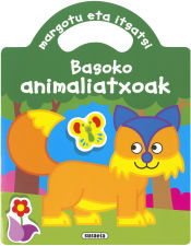 Portada de Margotu eta itsatsi basoko animaliatxoak