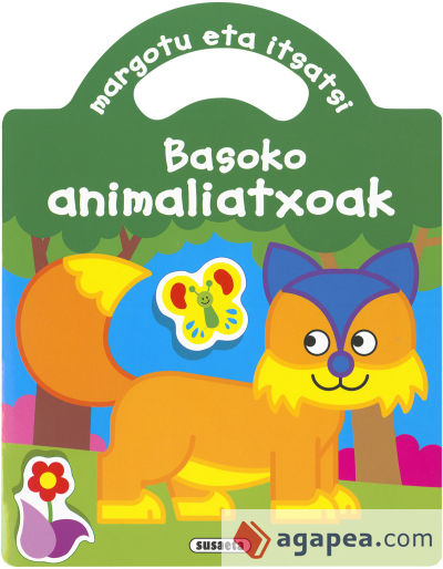 Margotu eta itsatsi basoko animaliatxoak