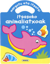 Portada de Margotu eta itsatsi itsasoko animaliatxoak