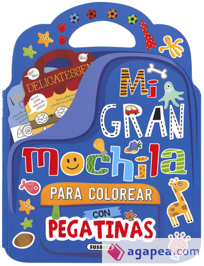 Mi mochila de pegatinas. Mi gran mochila para colorear con pegatinas