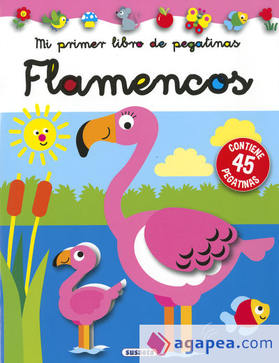 Mi primer libro de pegatinas. Flamencos