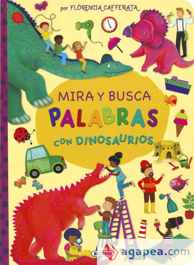 Mira y busca palabras con dinosaurios