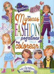 Portada de Muñecas fashion con pegatinas para colorear