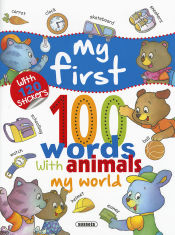 Portada de My First 100 Words With Animals. My World