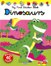 Portada de My First Sticker Book. Dinosaurs