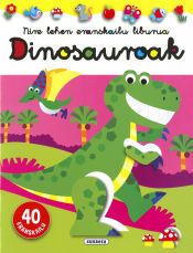 Portada de Nire lehen eranskailu liburua. Dinosauroak