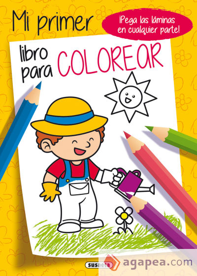 Páginas adhesivas. Mi primer libro para colorear