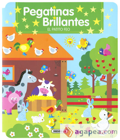 Pegatinas brillantes. El patito feo