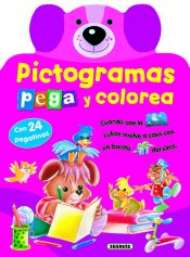 Portada de Pictogramas - Pega y colorea conejito