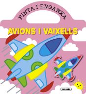 Portada de Pinta i enganxa. Avions i vaixells (pinta i enganxa)