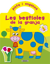 Portada de Pinta i enganxa les bestioles de la granja