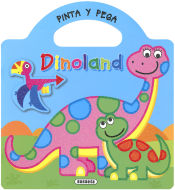 Portada de Pinta y pega - Dinoland 1