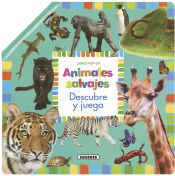 Portada de Pop-up descubre y juega. Animales salvajes