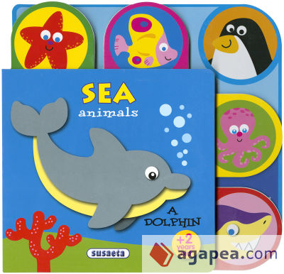 Rounded tabs. Sea animals
