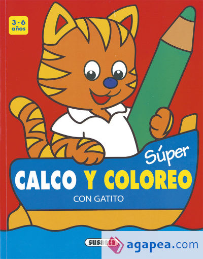 Super calco y color con Gatito