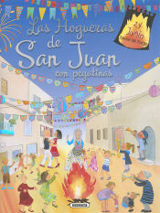 Portada de Tradiciones con pegatinas. Las hogueras de San Juan