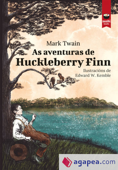 As aventuras de Huckleberry Finn (ilustrado)