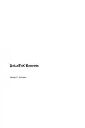 Portada de XeLaTeX Secrets