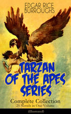 Portada de TARZAN OF THE APES SERIES - Complete Collection: 25 Novels in One Volume (Illustrated) (Ebook)