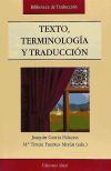 TEXTO, TERMINOLOGIA Y TRADUCCION