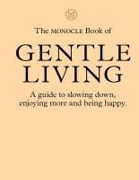 Portada de The Monocle Book of Gentle Living: A Guide to Slowing Down, Enjoying More and Being Happy