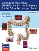 Portada de Gordon and Nivatvongs' Principles and Practice of Surgery for the Colon, Rectum, and Anus + Online at MedOne Videos