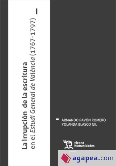 LA IRRUPCION DE LA ESCRITURA EN EL ESTUDI GENERAL DE VALENC