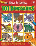 Portada de How to Draw 101 Dinosaurs