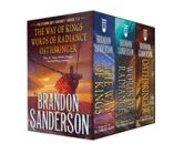 Portada de Stormlight Archive MM Boxed Set I, Books 1-3: The Way of Kings, Words of Radiance, Oathbringer