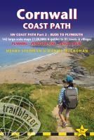 Portada de Cornwall Coast Path: British Walking Guide: SW Coast Path Part 2 - Bude to Plymouth Includes 142 Large-Scale Walking Maps (1:20,000) & Guid