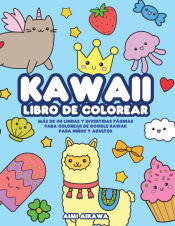 Portada de Kawaii libro de colorear