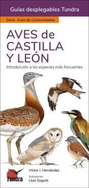 Portada de Aves de Castilla y Leon. Guias desplegables Tundra