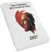 Taco Calendario del Coraz&oacute;n de Jes&uacute;s - Grande con im&aacute;n - 2027