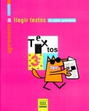 Portada de Aprenem a llegir textos