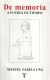 Portada de DE MEMORIA. A FUERZA DE TIEMPO, de Manuel Varela Uña