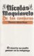 Portada de De las conjuras, de Niccol&ograve; Machiavelli